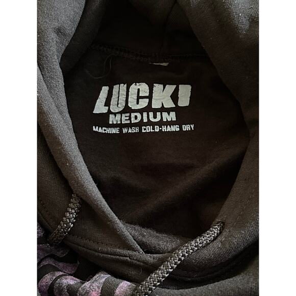 Lucki "Flawless Like Me" Tour Hoodie |‎ Medium NWOT | Wanted Alien Graphic - Picture 5 of 5
